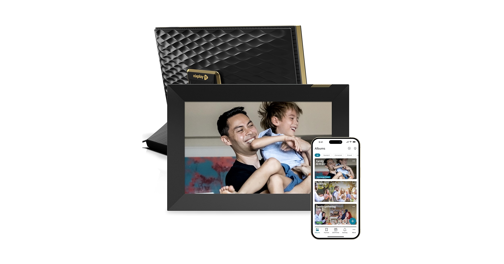 nixplay スマートフォトフレーム 10.1インチ HD　保護フィルム付き nixplay スマートフォトフレーム 10.1インチ HD 保護フィルム